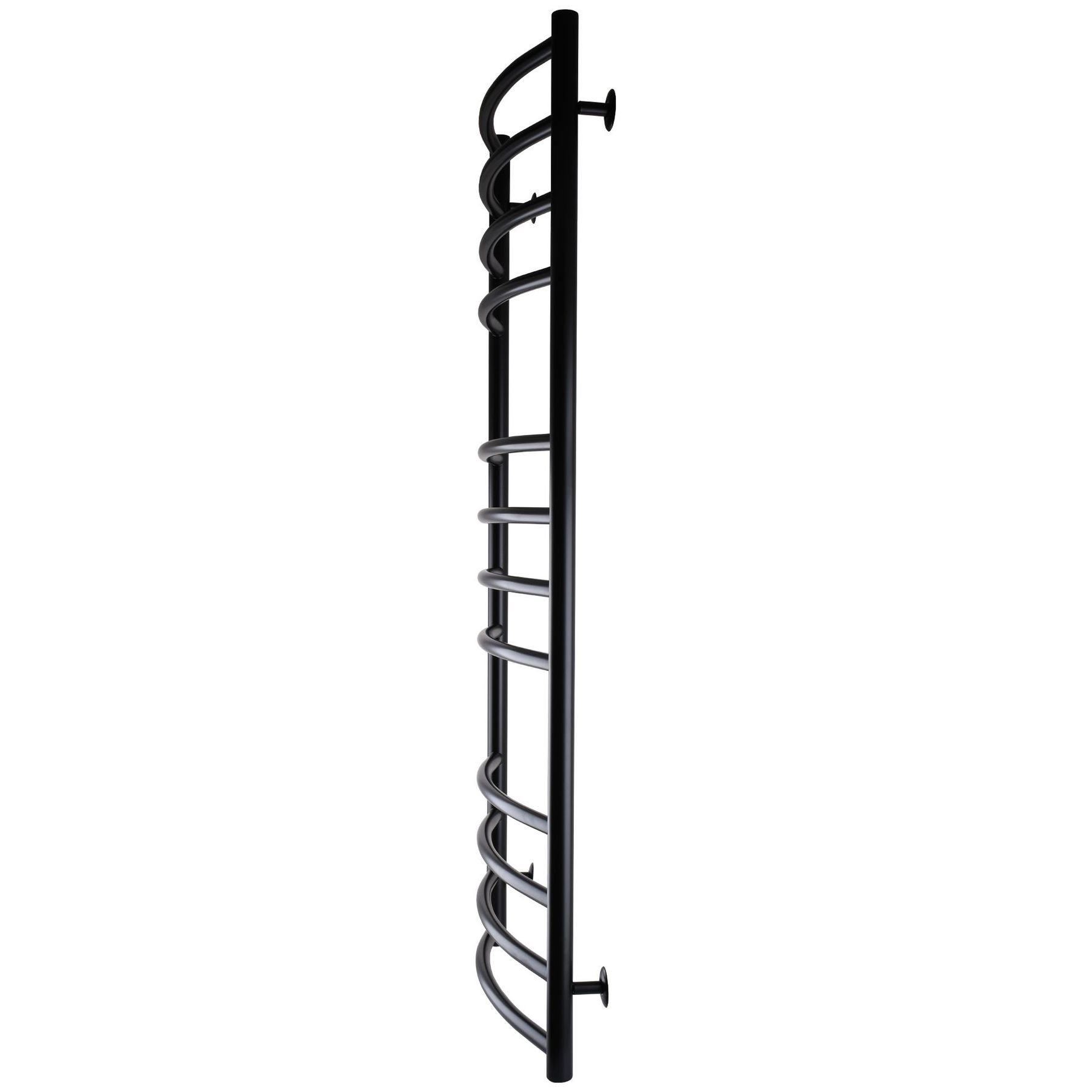 Рушникосушарка UNIO LDE W 1200-500-12 BLK Драбинка Дуга Еліт вода чорна - Image 3