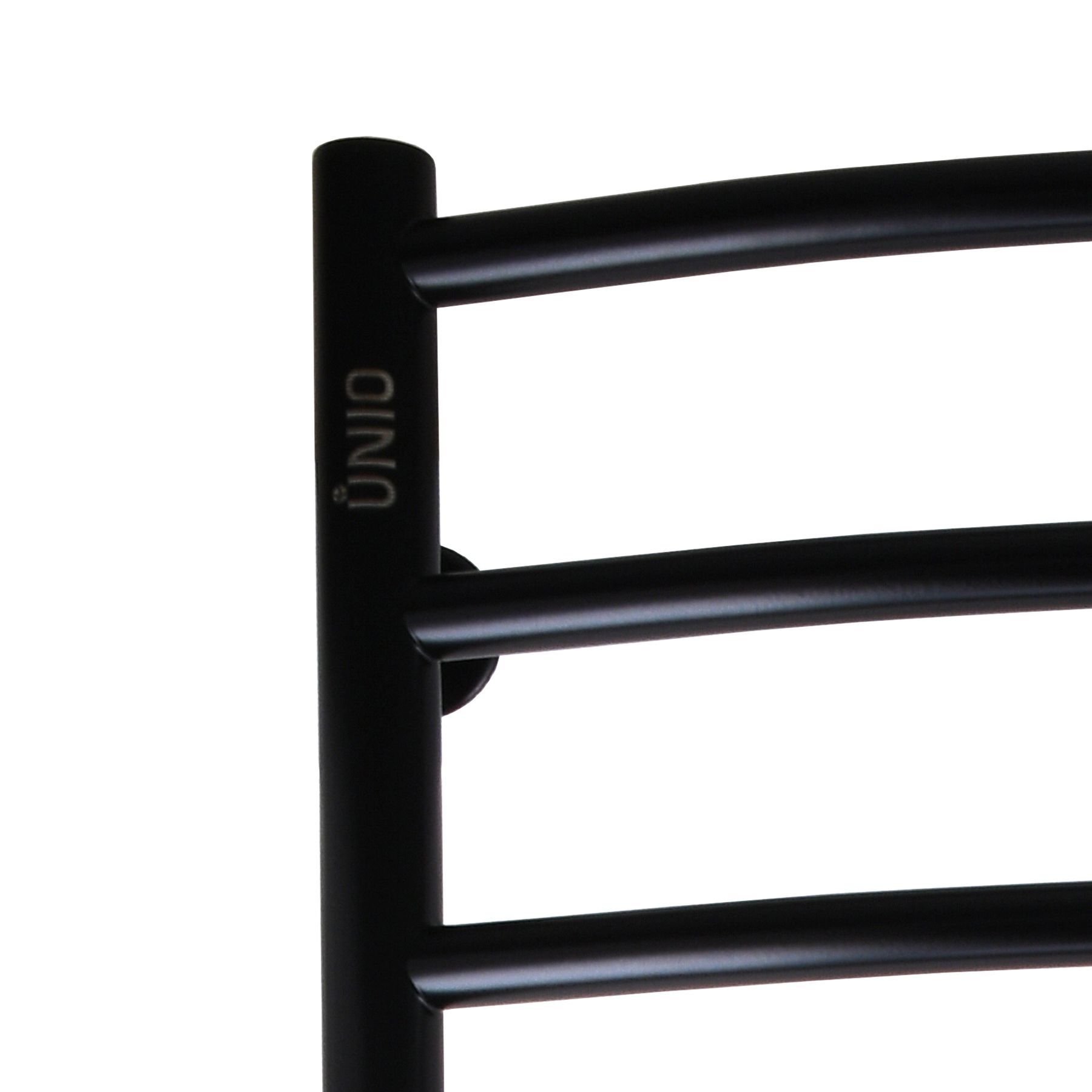 Рушникосушарка UNIO LDE W 1200-500-12 BLK Драбинка Дуга Еліт вода чорна - Image 4