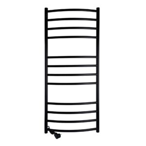 Рушникосушарка UNIO LDE EL 1200-500-12 BLK Драбинка Дуга Еліт електро чорна