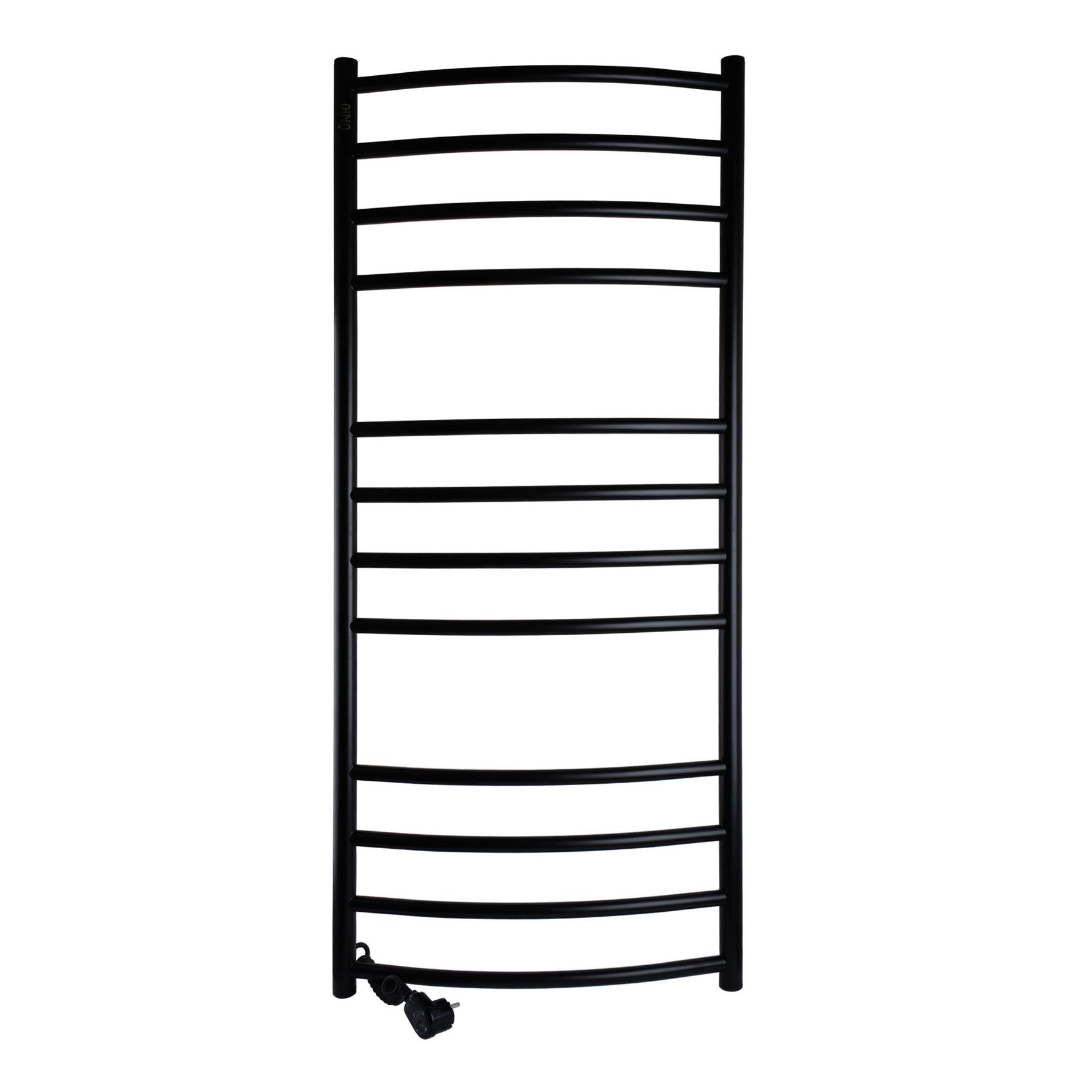 Рушникосушарка UNIO LDE EL 1200-500-12 BLK Драбинка Дуга Еліт електро чорна - Image 1