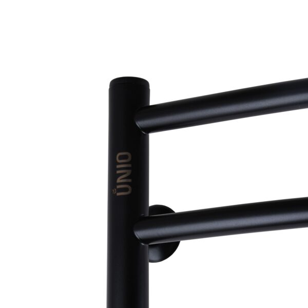 Рушникосушарка UNIO LDE EL 1200-500-12 BLK Драбинка Дуга Еліт електро чорна