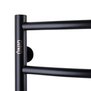 Рушникосушарка UNIO LD W 700-500-7 BLK Драбинка Дуга вода чорна - Image 4