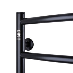 Рушникосушарка UNIO LD ER 700-500-7 BLK Драбинка Дуга електро чорна - Image 3