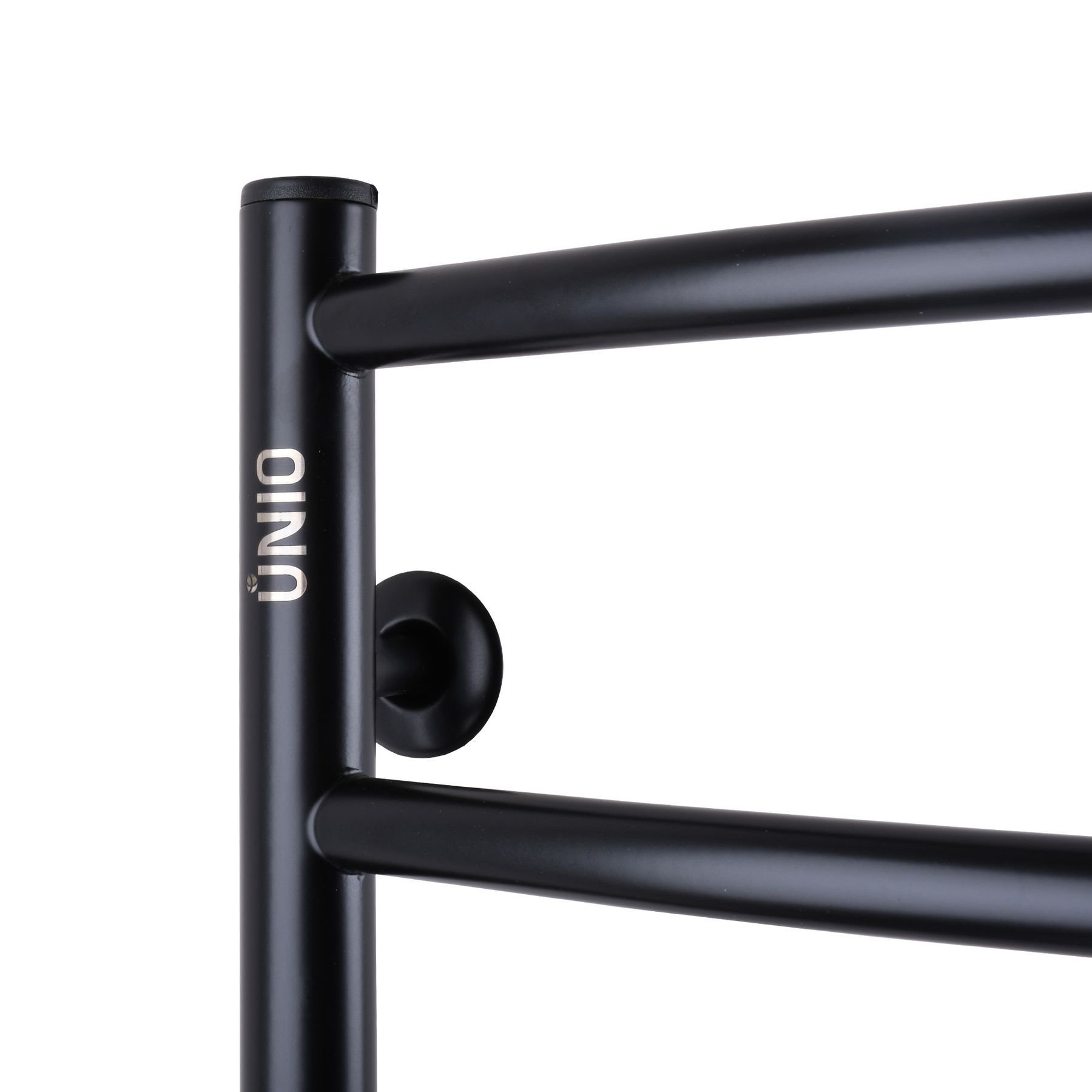 Рушникосушарка UNIO LD ER 700-500-7 BLK Драбинка Дуга електро чорна - Image 3