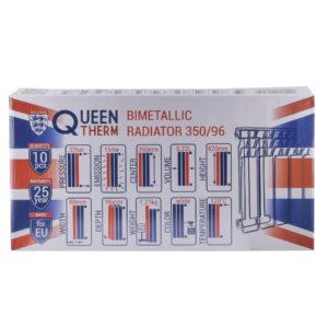 Радіатор біметалевий секційний QUEEN THERM 350/96 (кратно 10) - Image 5