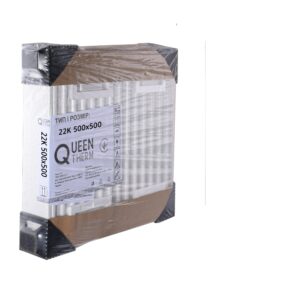Радіатор сталевий 22/500x500 бок QUEEN THERM (KORAD) - Image 3