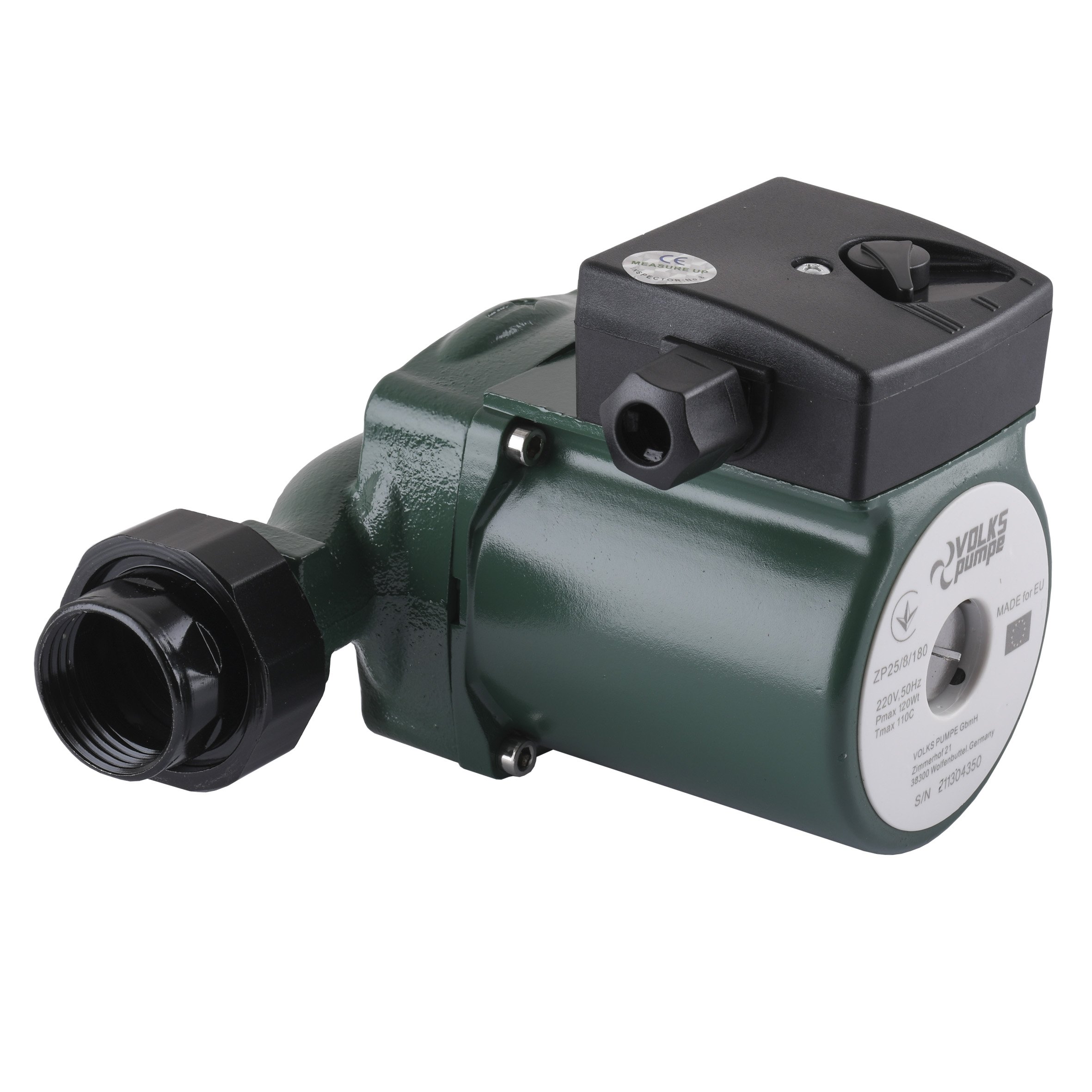 Насос циркуляційний VOLKS pumpe  ZP25/8 180мм + гайки - Image 2