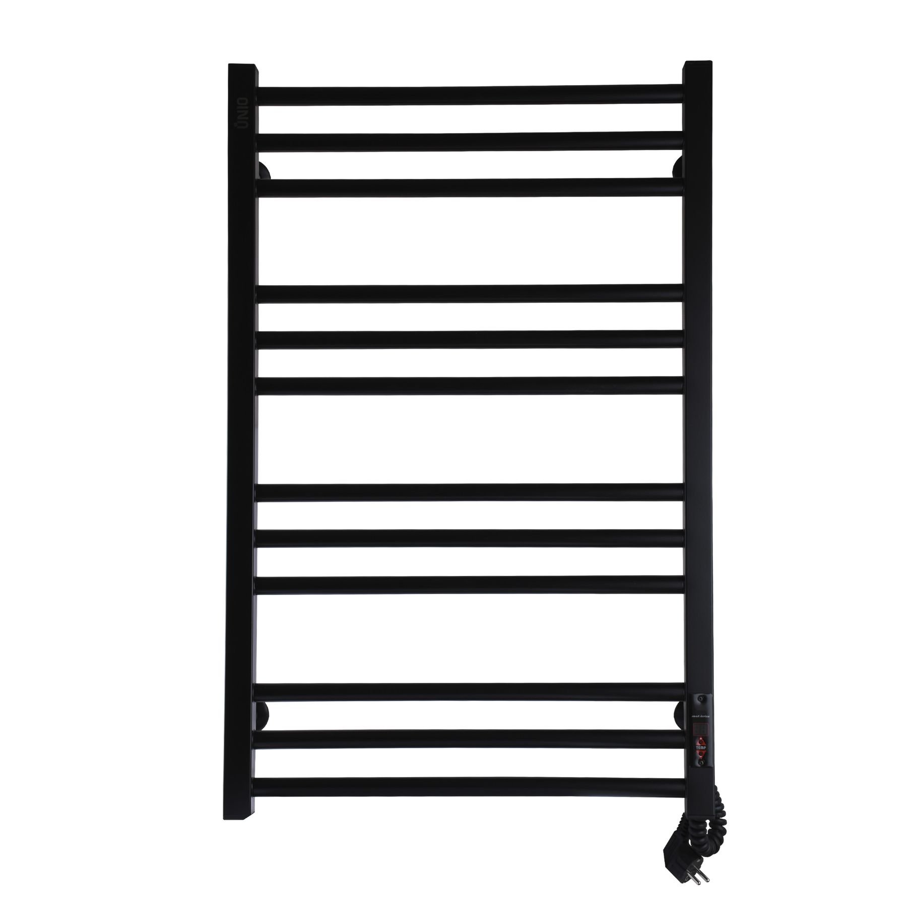 Рушникосушарка UNIO MS EU 800-500-12 BLK Модена електро чорна - Image 1