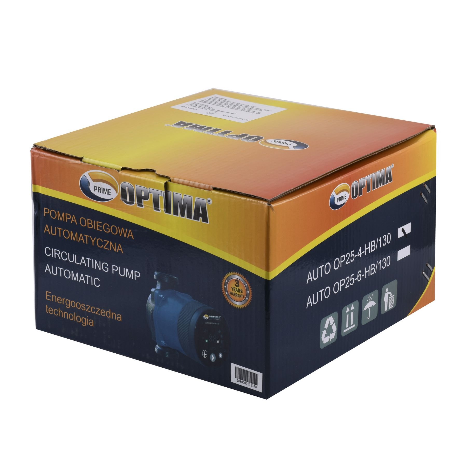 Насос циркуляційний енергоощадний  Optima PRIME OP25-40AUTO 130мм + гайки - Image 5