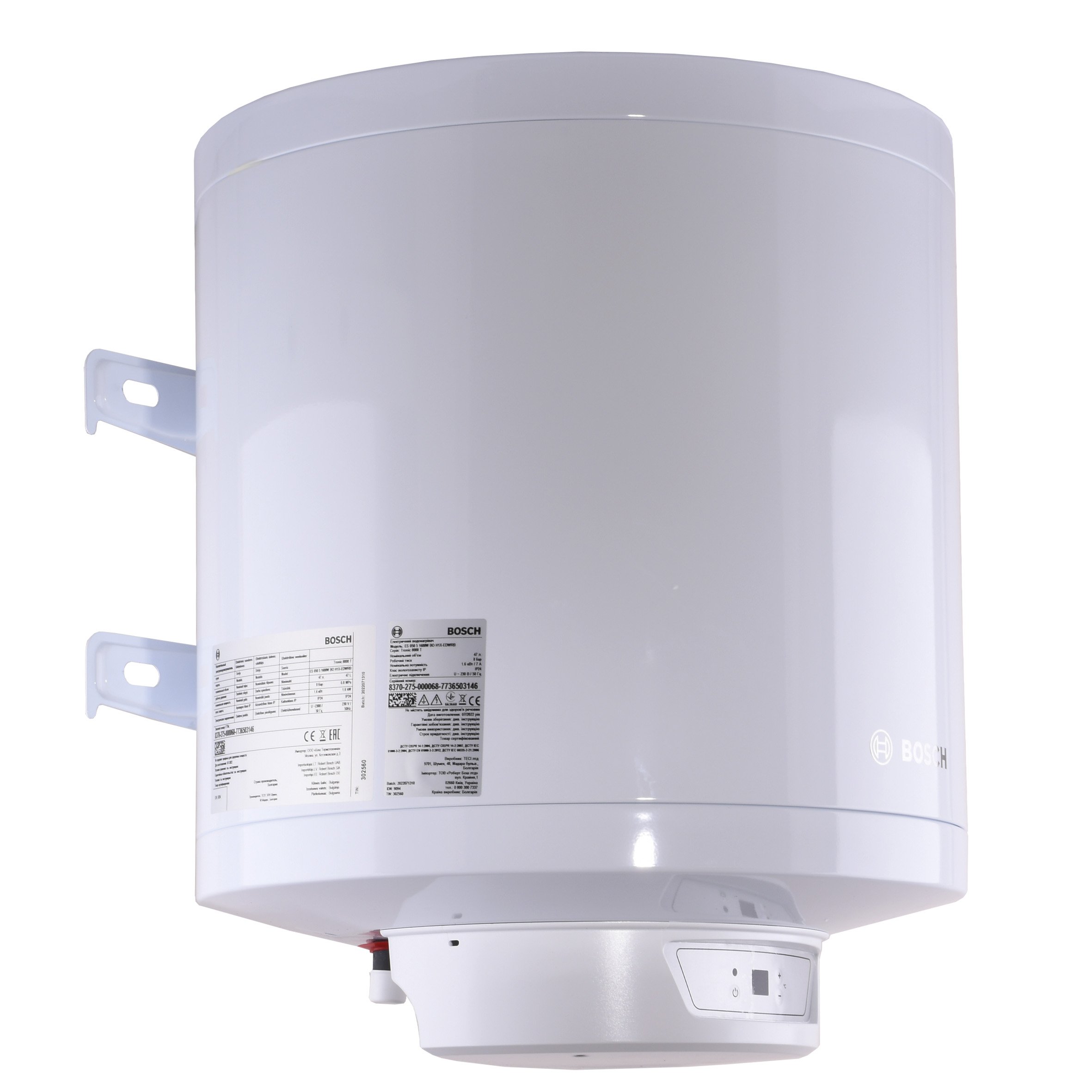 Водонагрівач Bosch Tronic 8000 T ES 050-5 1600W сухий ТЕН, електронне керування - Image 2