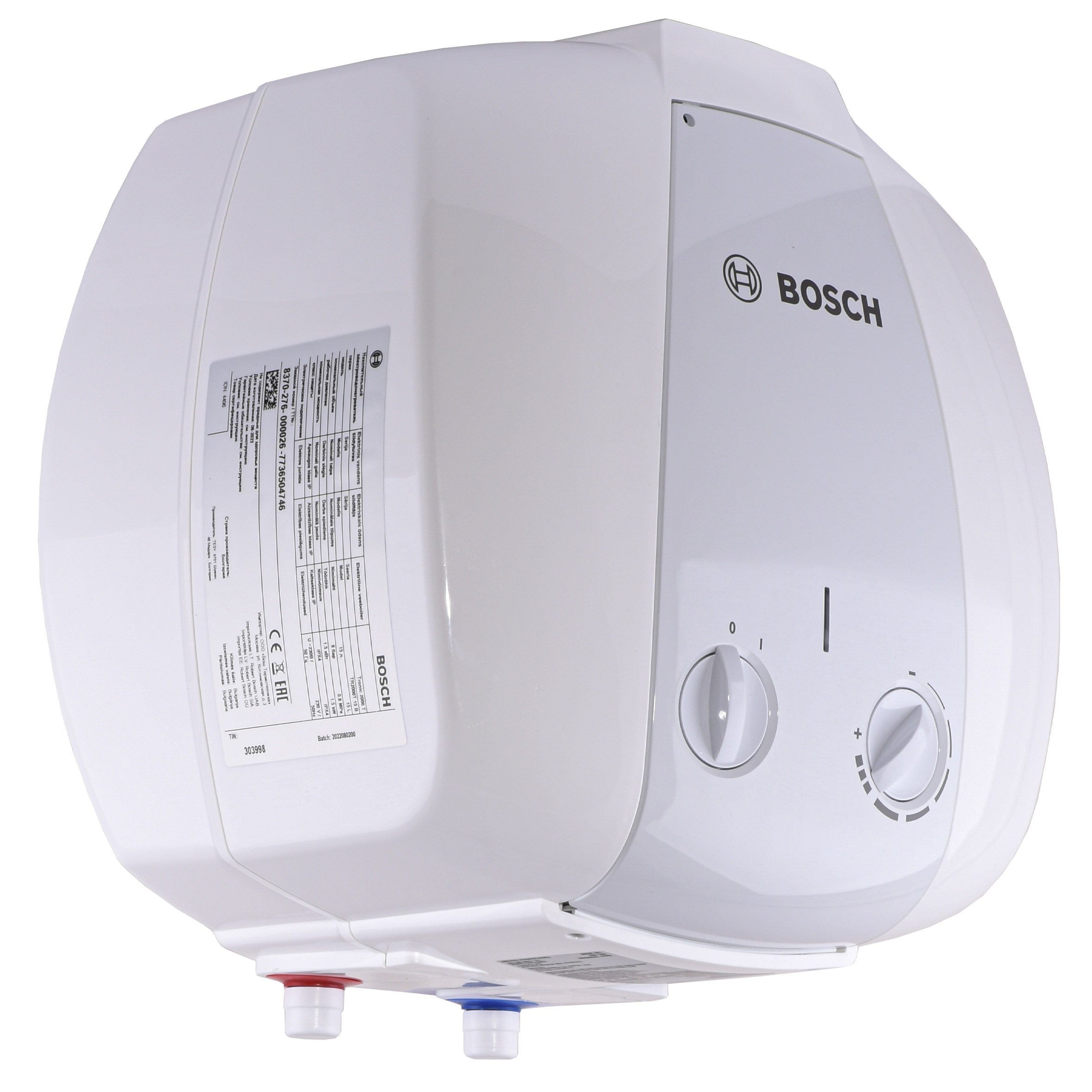 Водонагрівач Bosch Tronic 2000 TR 2000 15 B / 15л 1500W (над мийкою) - Image 3