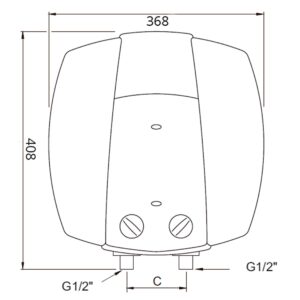 Водонагрівач Bosch Tronic 2000 TR 2000 15 B / 15л 1500W (над мийкою) - Image 6