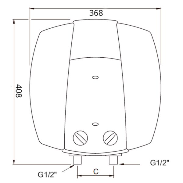 Водонагрівач Bosch Tronic 2000 TR 2000 15 B / 15л 1500W (над мийкою)