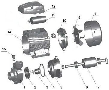 Насос вихровий VOLKS pumpe QB60 NEW 0,37кВт