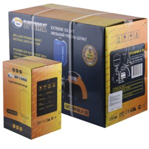 Насосна станція Optima PRIME OP25WHBL4-30 з інтел. част.перетв, на базі багатост. насоса + бак 5л - Image 5
