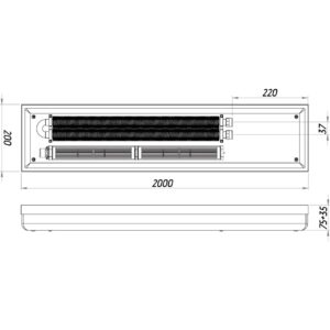 Конвектор ТС70-2000/200-Turbo-2br (без решітки) - Image 3