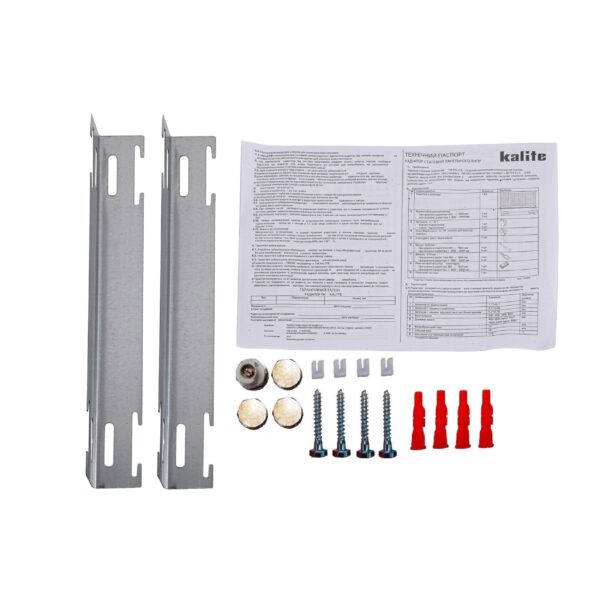 Радіатор сталевий 33/500x400 низ-справа/бок KALITE (без клапана INNER)