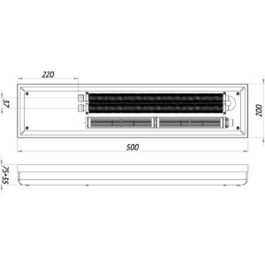 Конвектор  ТС70-500/200-Turbo-2bl (без решітки) - Image 3