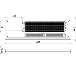 Конвектор  ТС70-800/265-Turbo-4bl (без решітки) - Image 3