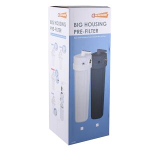 Фільтр-колба + ПП картридж  Big Blue 20″, 1″ NEW (функція зворотньої промивки) - Image 3