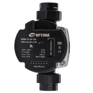 Насос циркуляційний енергоощадний  Optima PRIME UPMH 25-40AUTO 130мм + гайки - Image 2