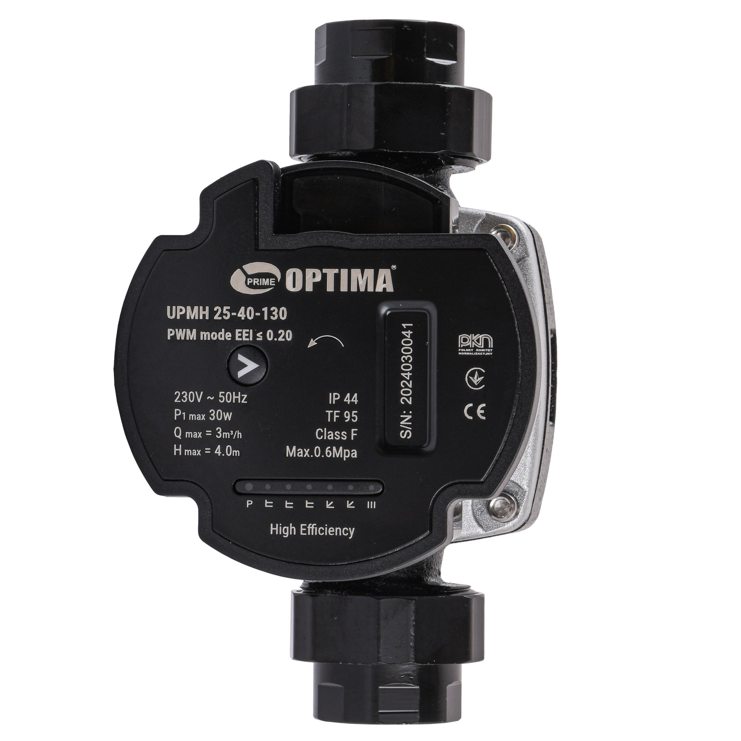 Насос циркуляційний енергоощадний  Optima PRIME UPMH 25-40AUTO 130мм + гайки - Image 2