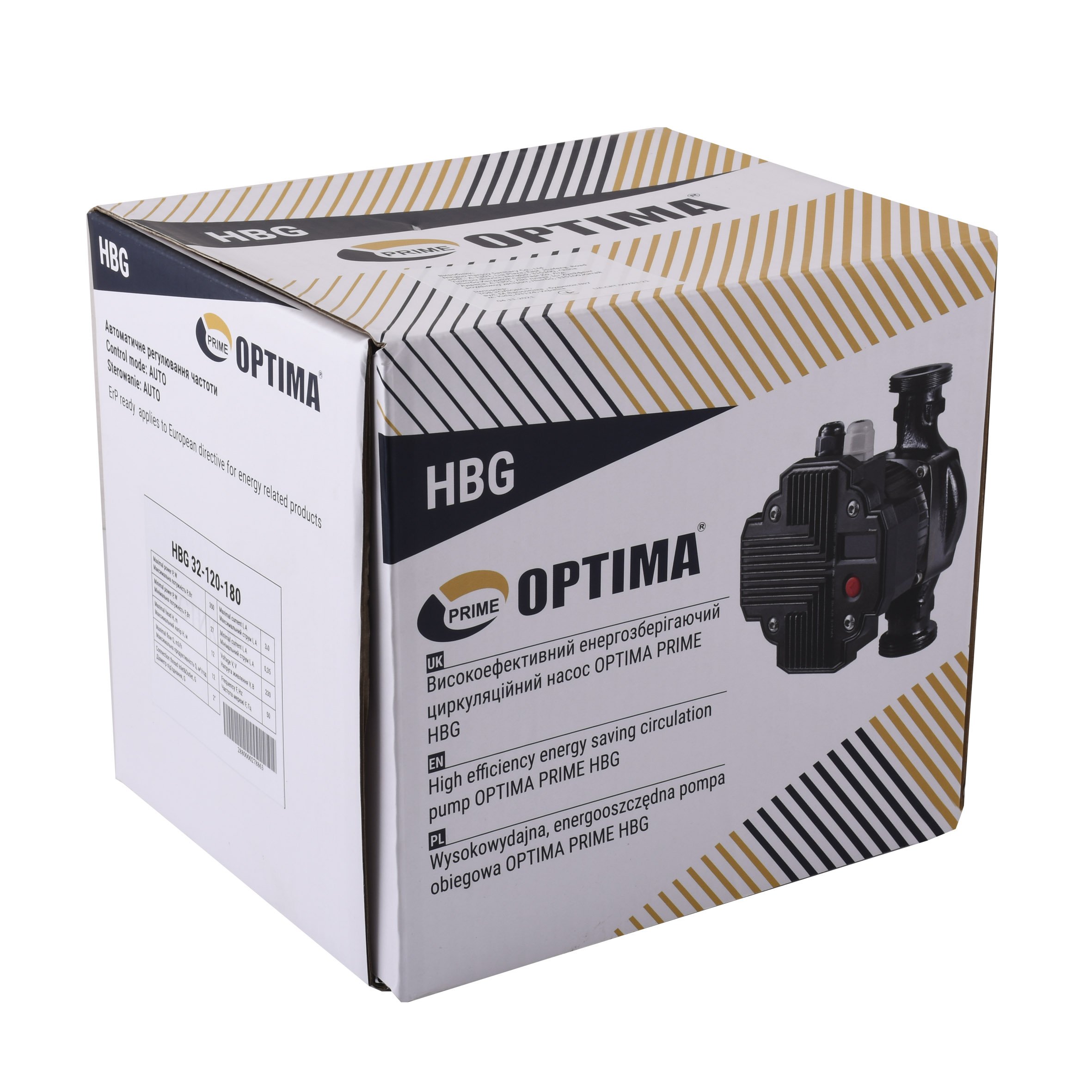 Насос циркуляційний енергоощадний  Optima PRIME HBG 32-120AUTO 180мм - Image 3