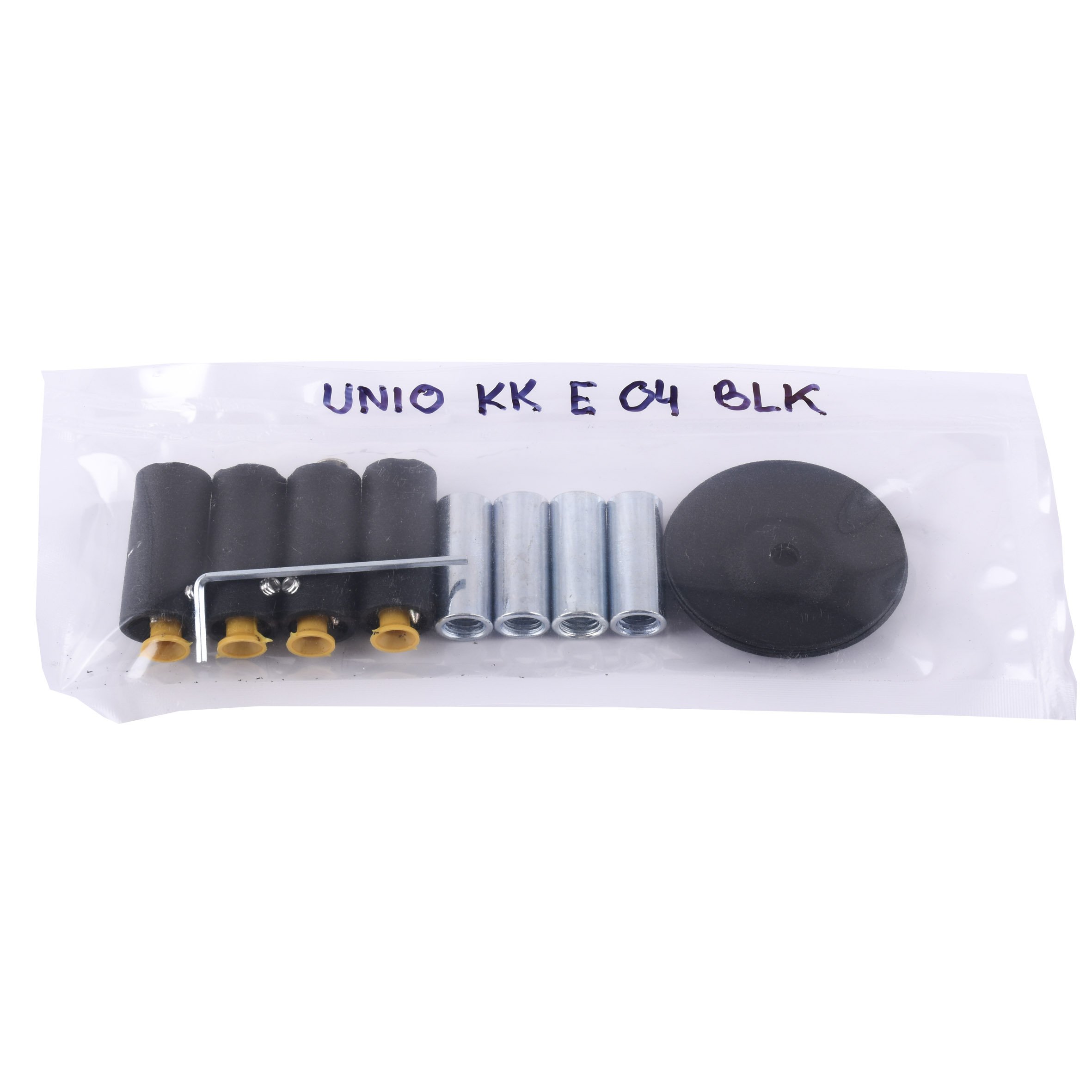 UNIO KK E 04 BLK Комплект кріплень електричної сушарки. Чорний - Image 1