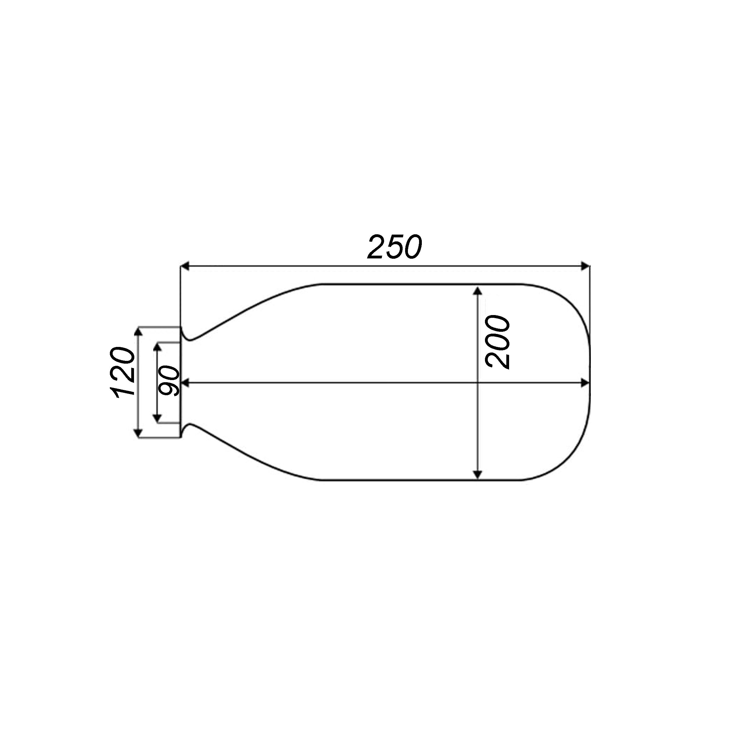 Гумова мембрана для бака Se.Fa D.90  24л ( F0A0259 ) - Image 3