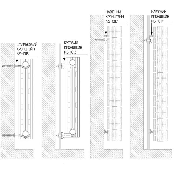 Радіатор біметалевий секційний QUEEN THERM 500/100 VERTICAL/HORIZONTA (кратно 10)