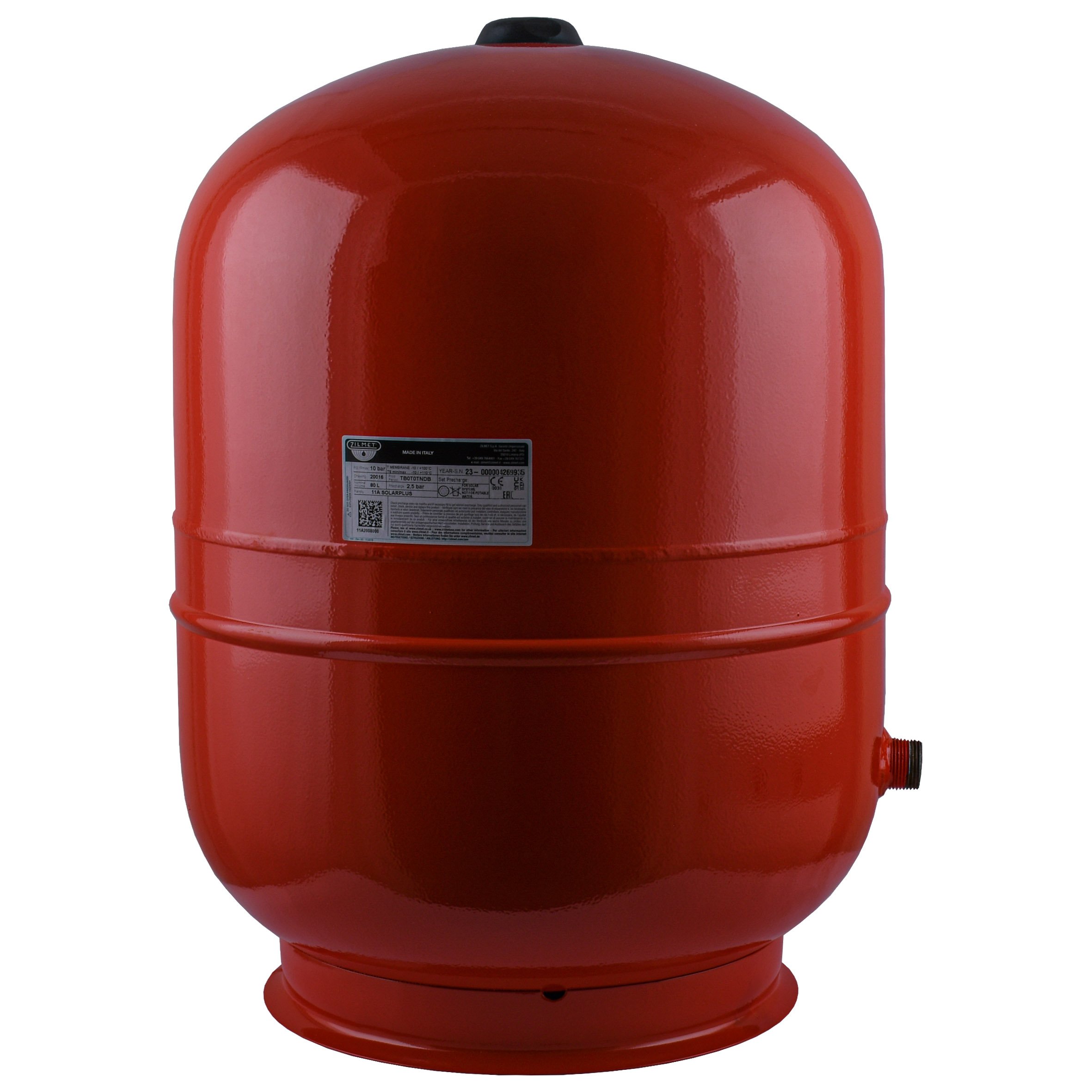Бак Zilmet solar-plus для систем сонячного опалення 80 л 10bar ( 11A2008000 ) - Image 1