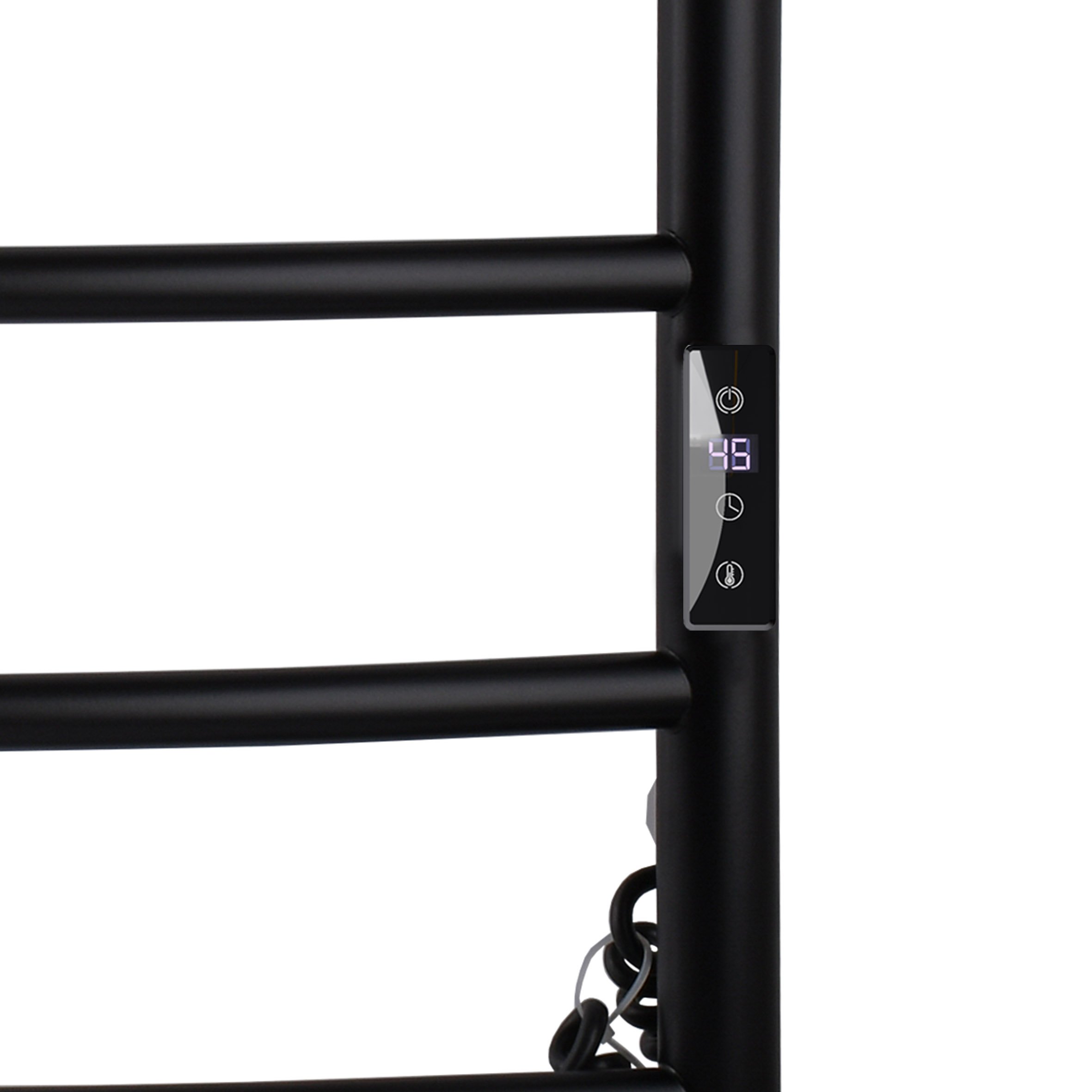 Рушникосушарка UNIO LD ЕU 500-500-5 BLK Драбинка Дуга електро чорна - Image 2