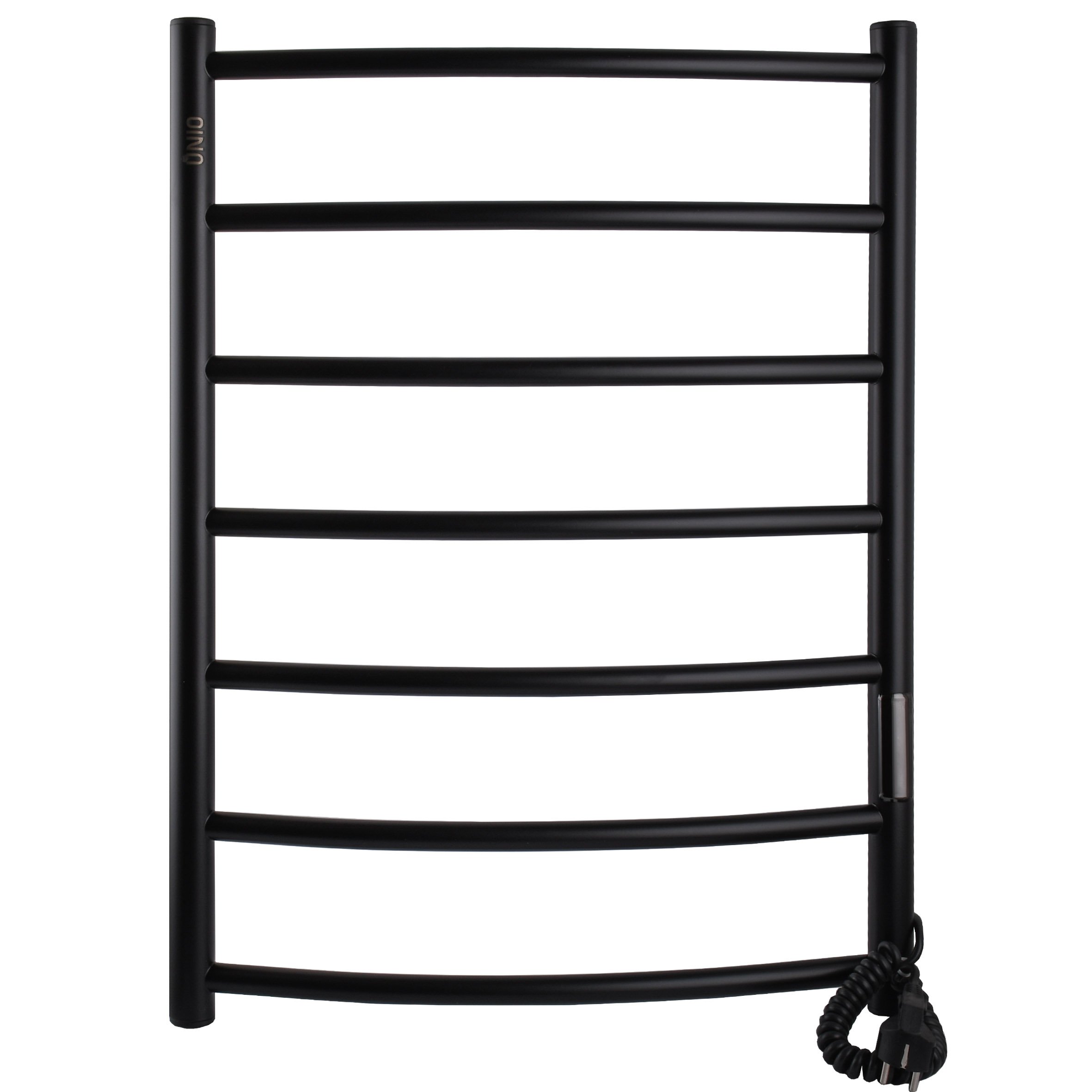 Рушникосушарка UNIO LD ЕU 700-500-7 BLK Драбинка Дуга електро чорна - Image 1