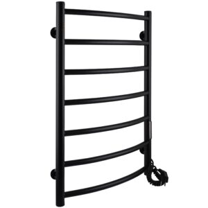 Рушникосушарка UNIO LD ЕU 700-500-7 BLK Драбинка Дуга електро чорна - Image 2