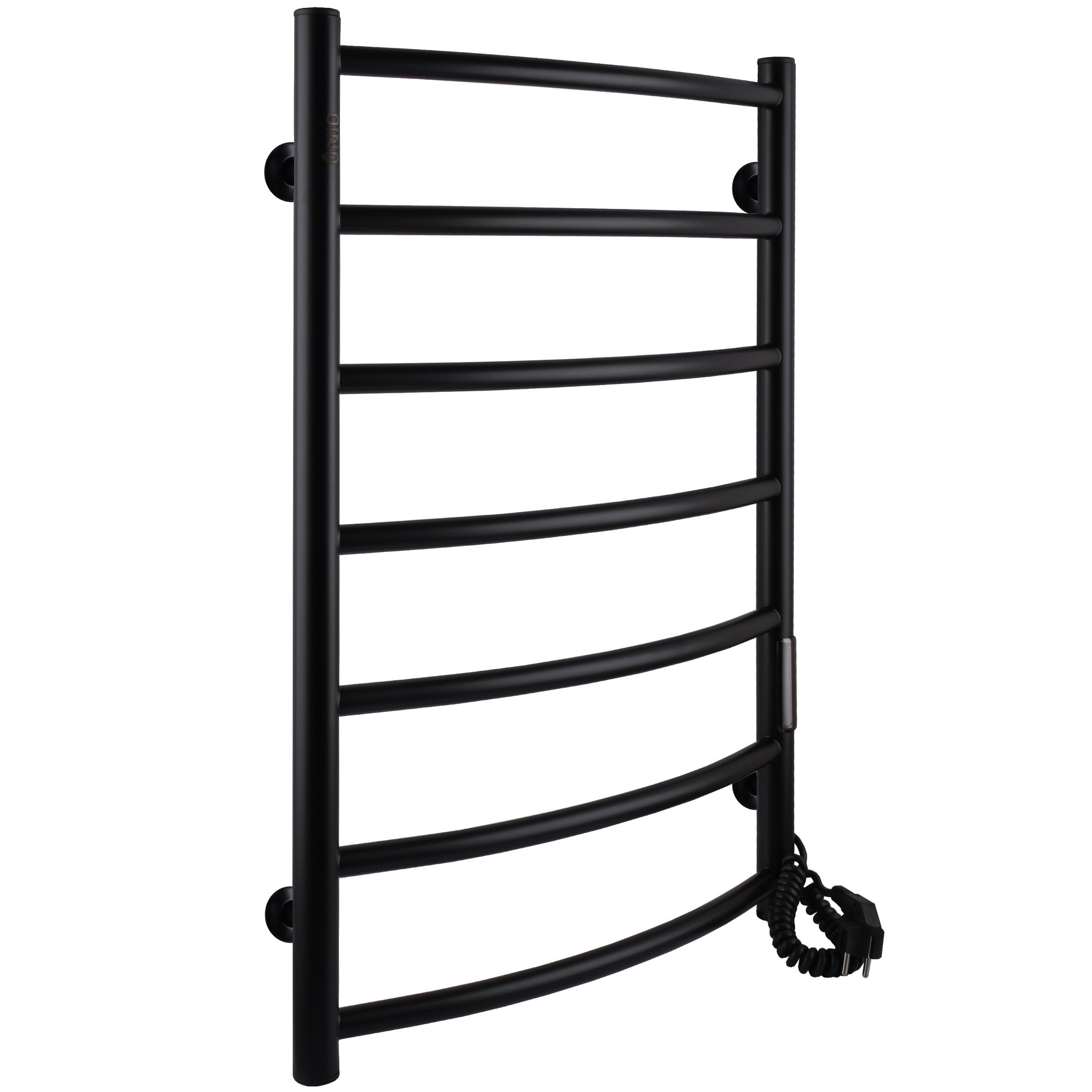 Рушникосушарка UNIO LD ЕU 700-500-7 BLK Драбинка Дуга електро чорна - Image 2