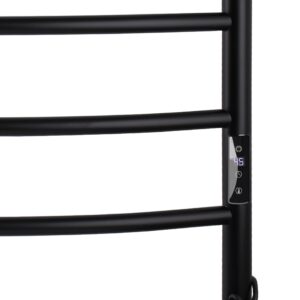 Рушникосушарка UNIO LD ЕU 700-500-7 BLK Драбинка Дуга електро чорна - Image 3