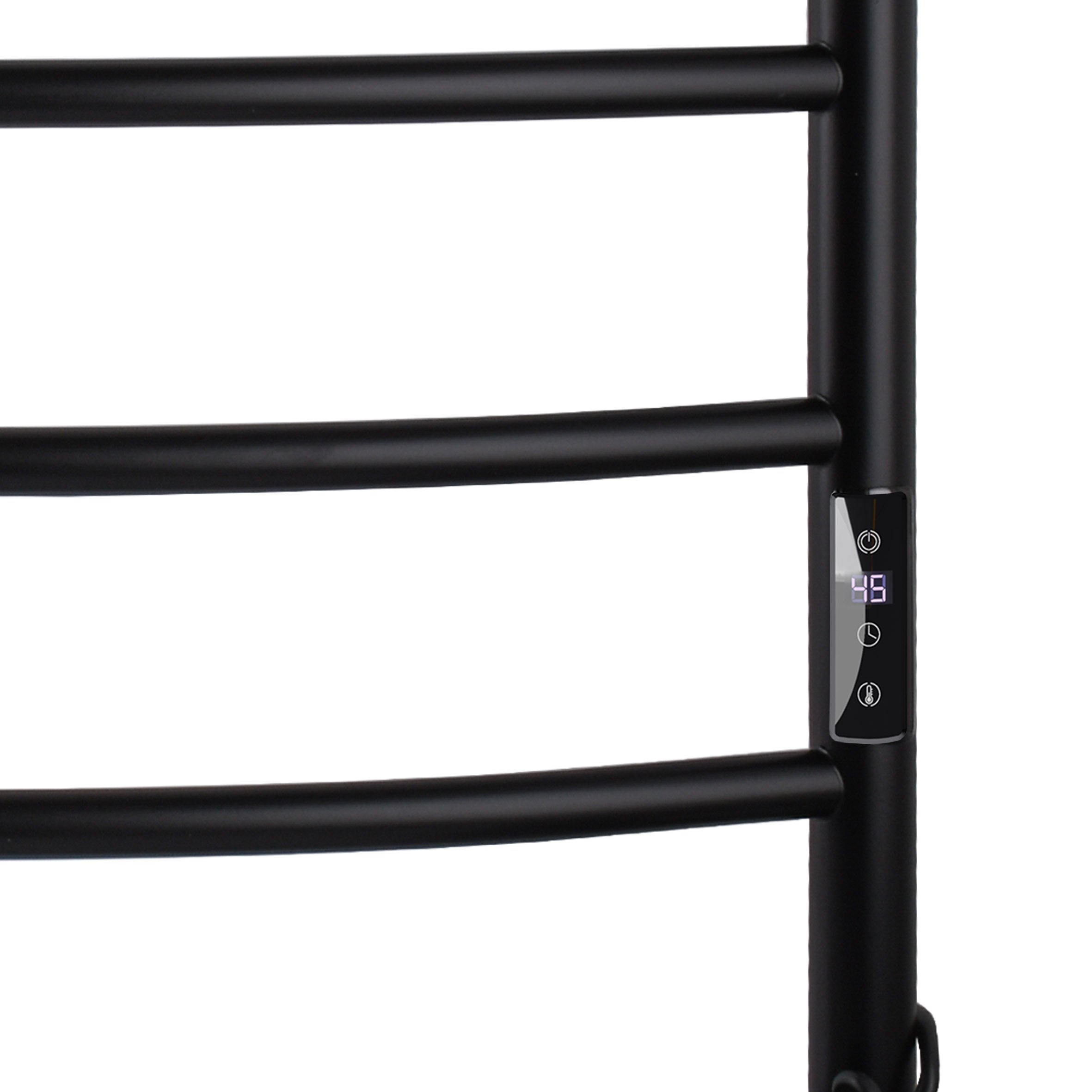 Рушникосушарка UNIO LD ЕU 700-500-7 BLK Драбинка Дуга електро чорна - Image 3