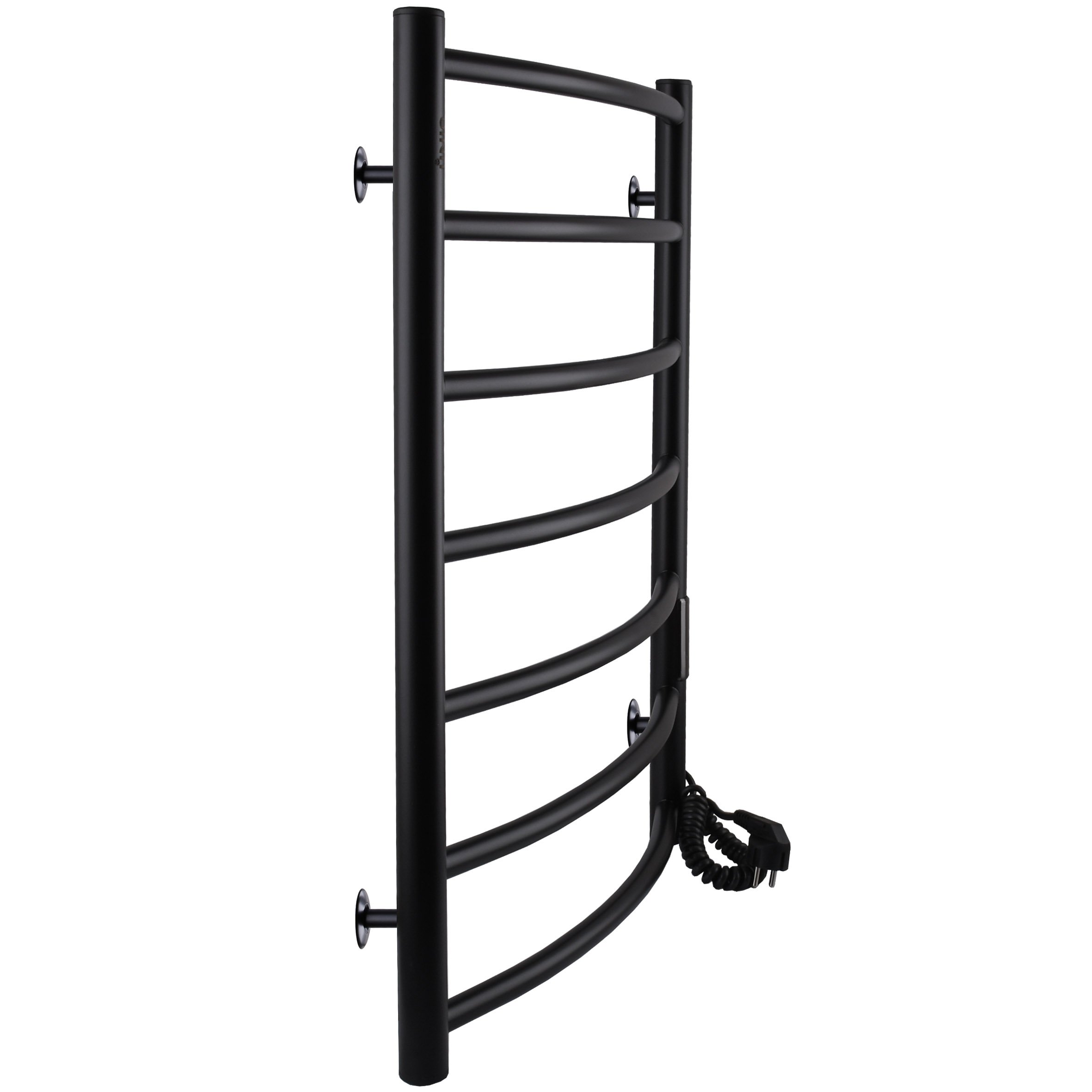 Рушникосушарка UNIO LD ЕU 700-500-7 BLK Драбинка Дуга електро чорна - Image 4