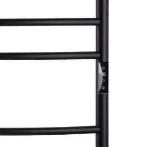 Рушникосушарка UNIO LDE ЕU 1000-500-9 BLK Драбинка Дуга Еліт електро чорна - Image 2