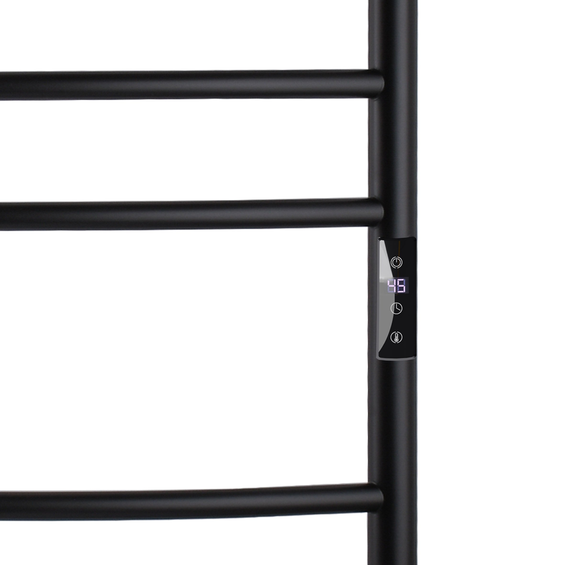 Рушникосушарка UNIO LDE ЕU 1000-500-9 BLK Драбинка Дуга Еліт електро чорна - Image 2