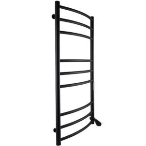 Рушникосушарка UNIO LDE ЕU 1000-500-9 BLK Драбинка Дуга Еліт електро чорна - Image 3