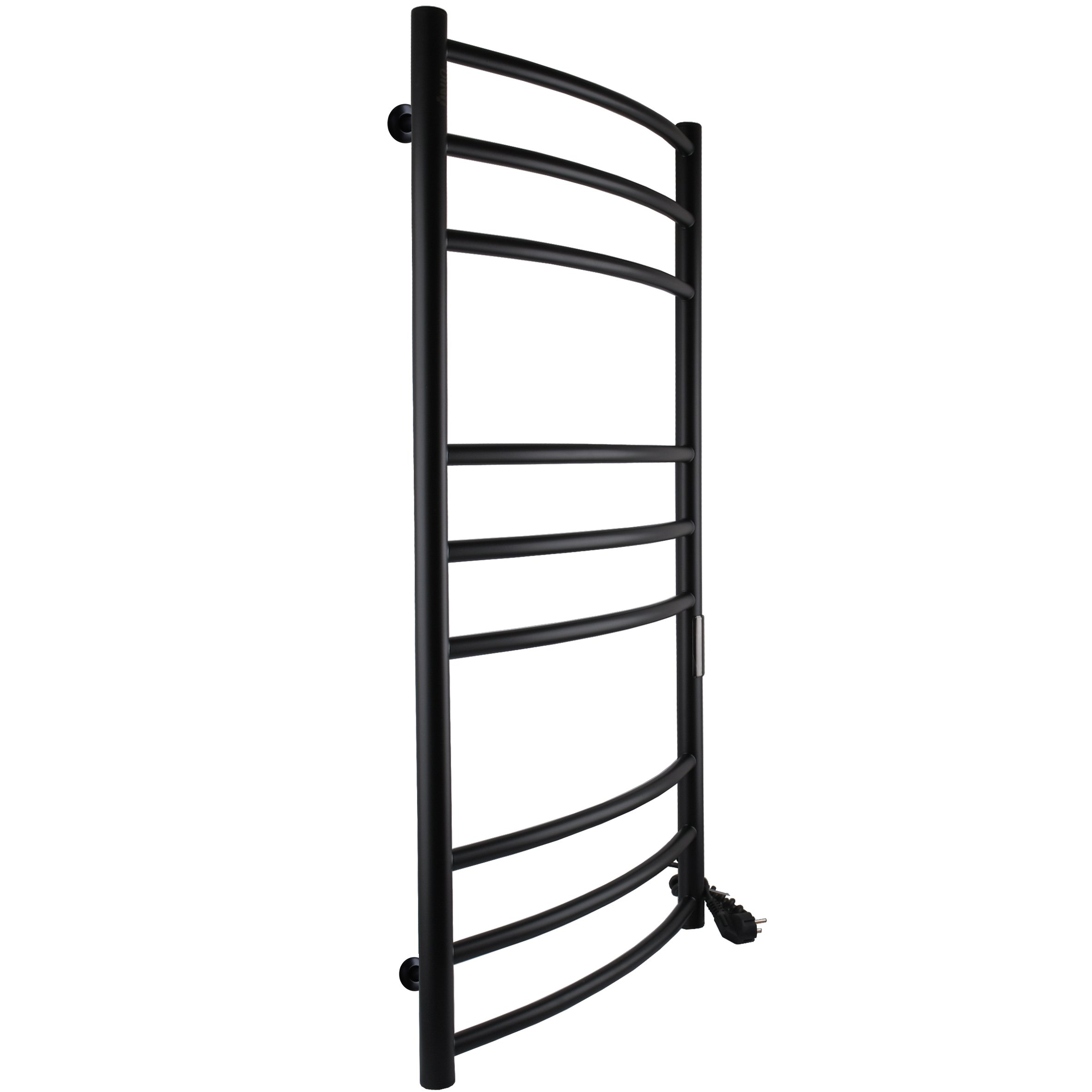 Рушникосушарка UNIO LDE ЕU 1000-500-9 BLK Драбинка Дуга Еліт електро чорна - Image 3