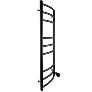 Рушникосушарка UNIO LDE ЕU 1000-500-9 BLK Драбинка Дуга Еліт електро чорна - Image 4