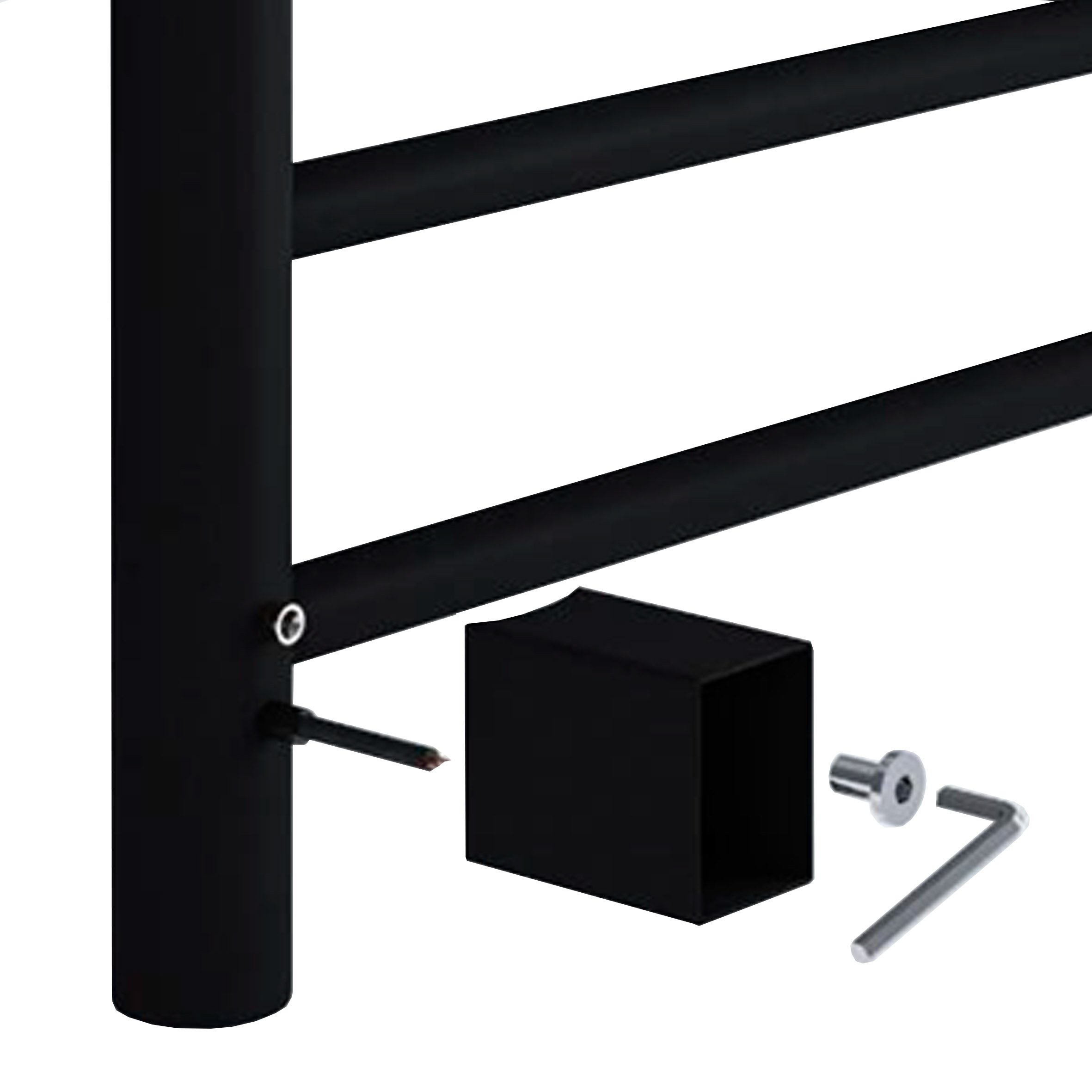 UNIO KM 06 BLK Комплект прихованого монтажу. Чорний - Image 1