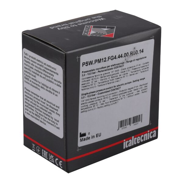 Реле тиску Italtecnica  PM-5 G-14SG