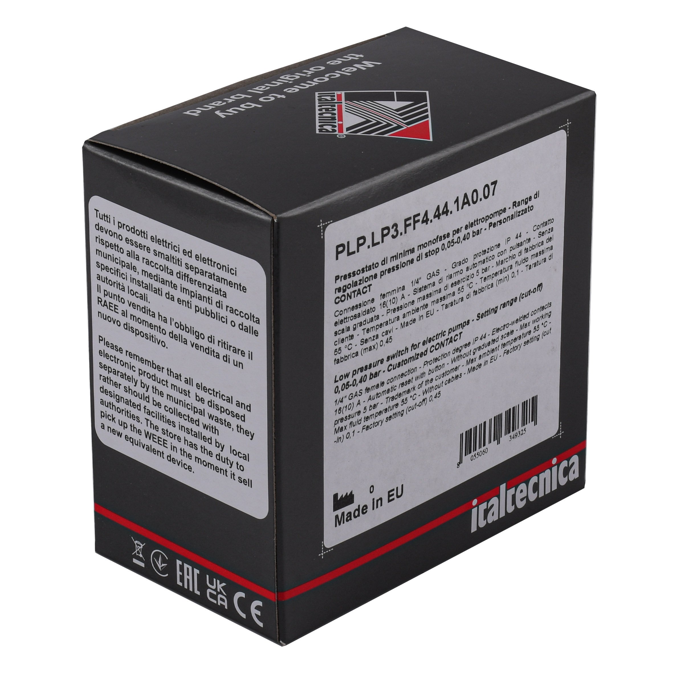 Релє захисту від сухого ходу LP/3 FF4 Italtecnica - Image 5