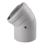 Коліно 45 градусів, d=60/100 mm CE.00.30 C Конденсаційне