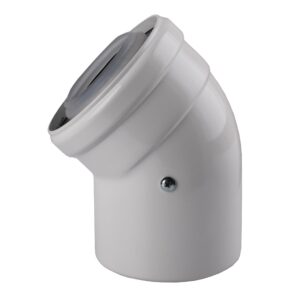 Коліно 45 градусів, d=60/100 mm CE.00.30 C Конденсаційне