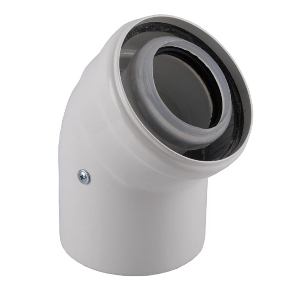 Коліно 45 градусів, d=60/100 mm CE.00.30 C Конденсаційне