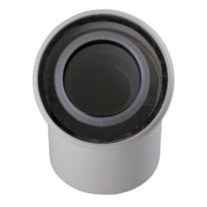Коліно 45 градусів, d=60/100 mm CE.00.30 C Конденсаційне - Image 3